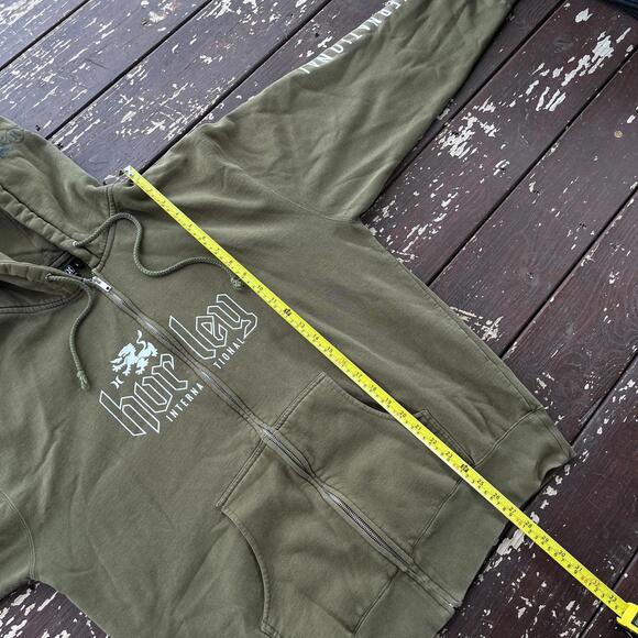 (L) Vintage 90s Hurley Faded Full Zip Up Hoodie Surf Skate - Picture 7 of 7